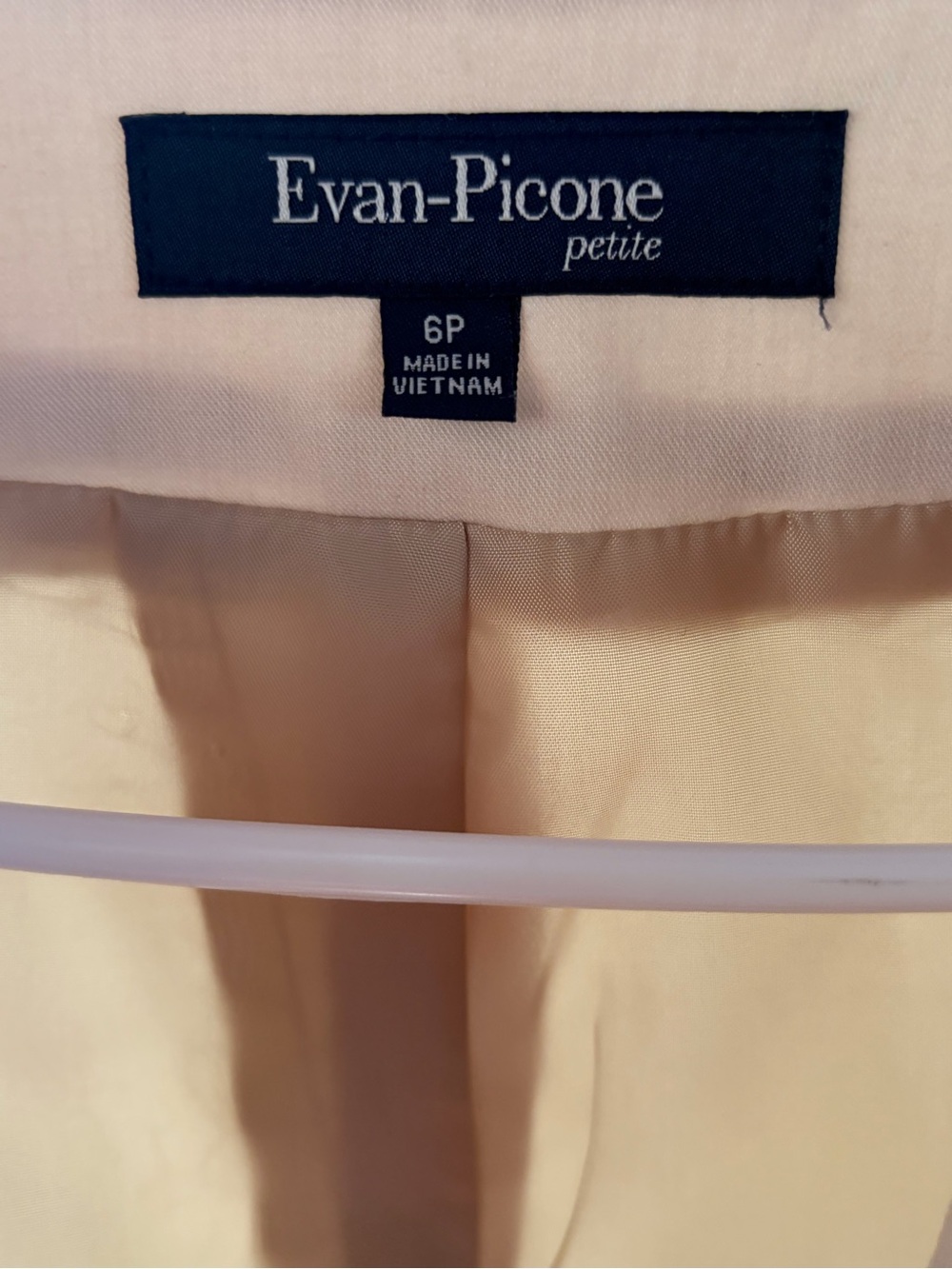 Evan Picone Petite Cream Blouse - Soft Neutral
